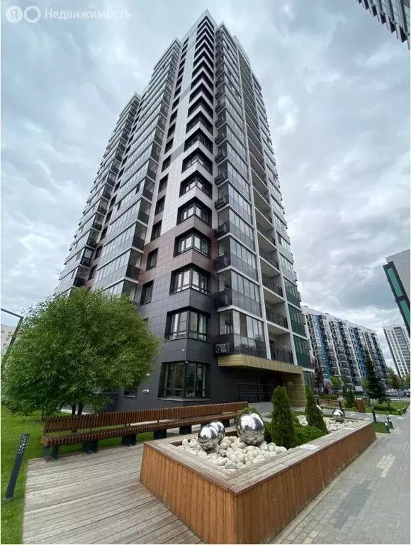 1-комнатная квартира: Казань, улица Николая Ершова, 66Б (35 м) - Фото 1