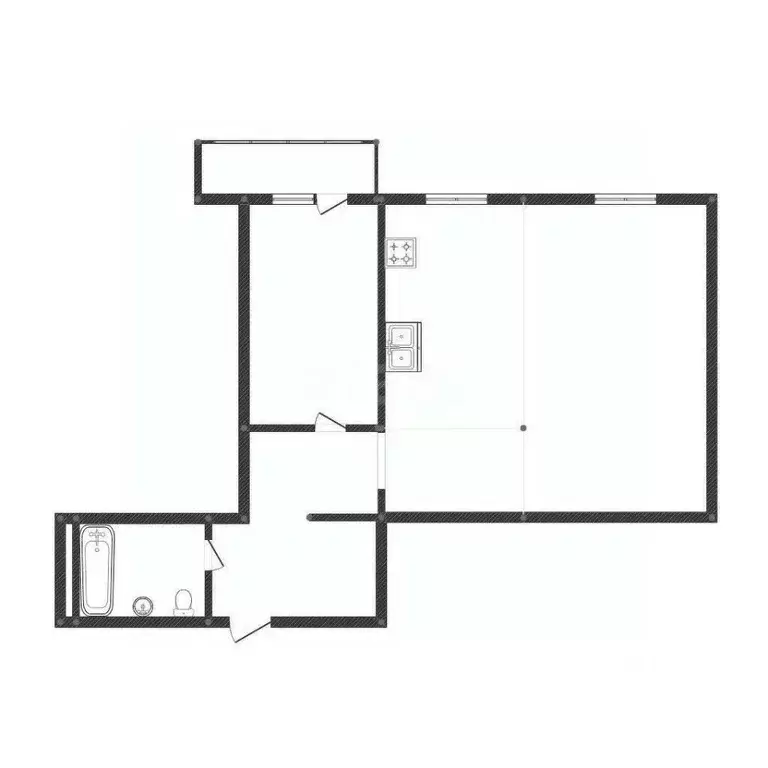 2-к кв. Иркутская область, Иркутск Ново-Ленино мкр, Территория 1-й ... - Фото 1