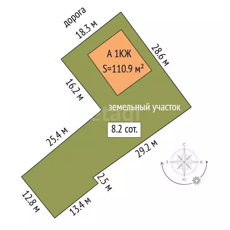 Дом в Ялуторовск, улица Ермака (110.9 м) - Фото 2