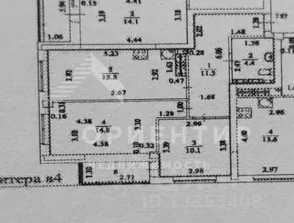 2-к кв. Свердловская область, Екатеринбург ул. Крестинского, 6 (56.6 ... - Фото 1