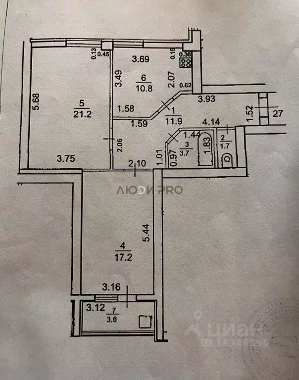 2-к кв. Башкортостан, Уфа ул. Ветошникова, 131 (66.5 м) - Фото 2