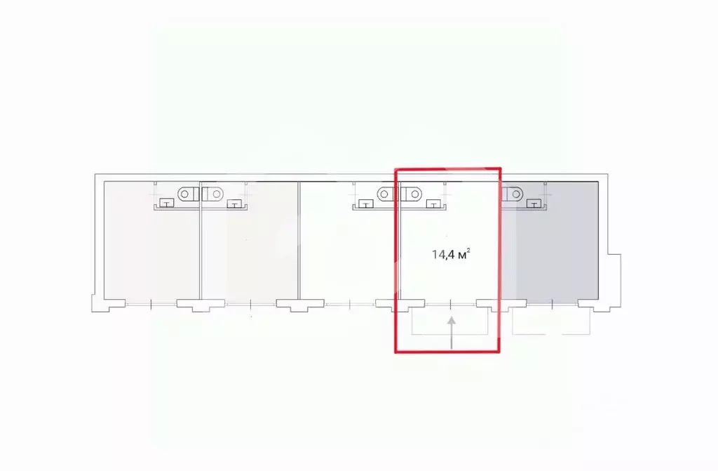 Торговая площадь в Москва Ленинградский просп., 62С26 (14 м) - Фото 2