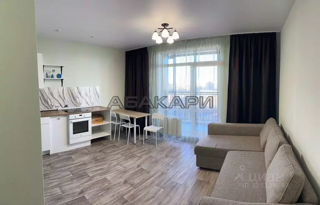 Студия Красноярский край, Красноярск Свободный просп., 66Рк1 (28.0 м) - Фото 2