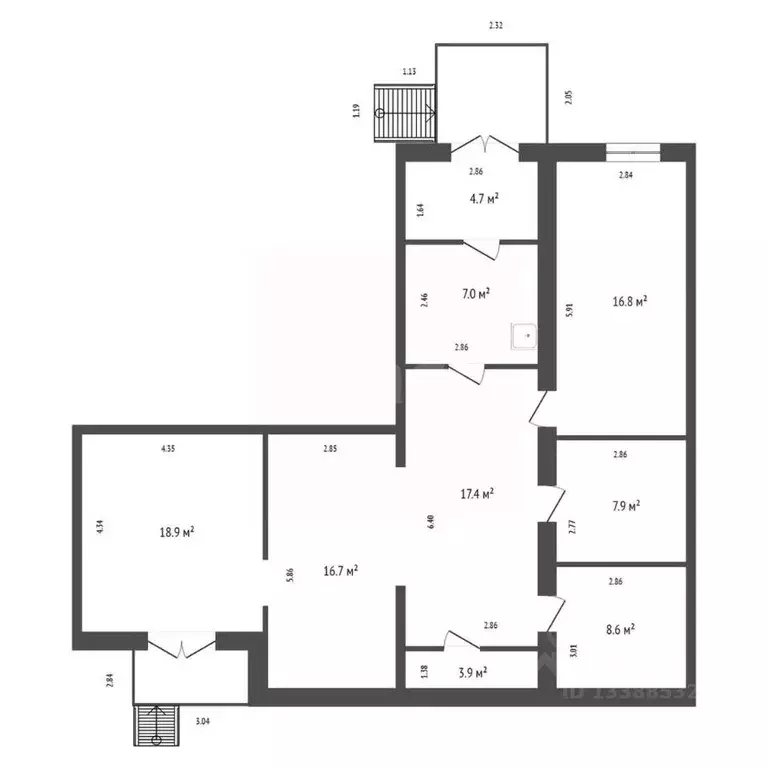 Торговая площадь в Красноярский край, Красноярск 9 Мая ул., 26А (19 м) - Фото 1