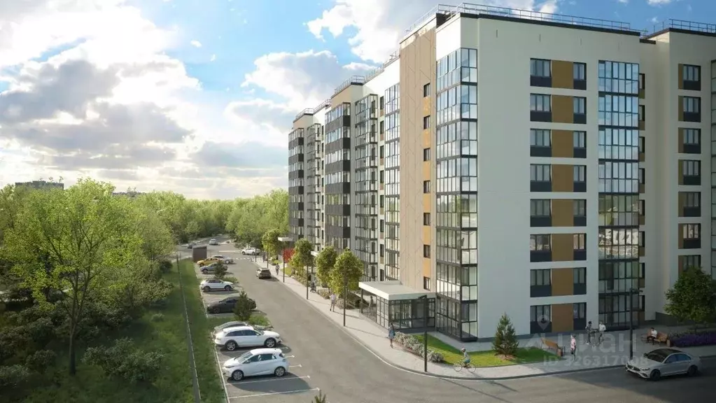 1-к кв. Пермский край, Пермь Кавказская ул., 13к2 (25.21 м) - Фото 1