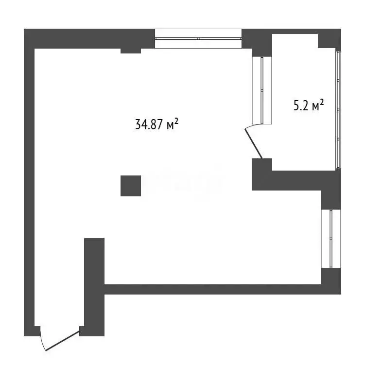 1-комнатная квартира: Ялта, улица Репина, 21 (85.69 м) - Фото 1