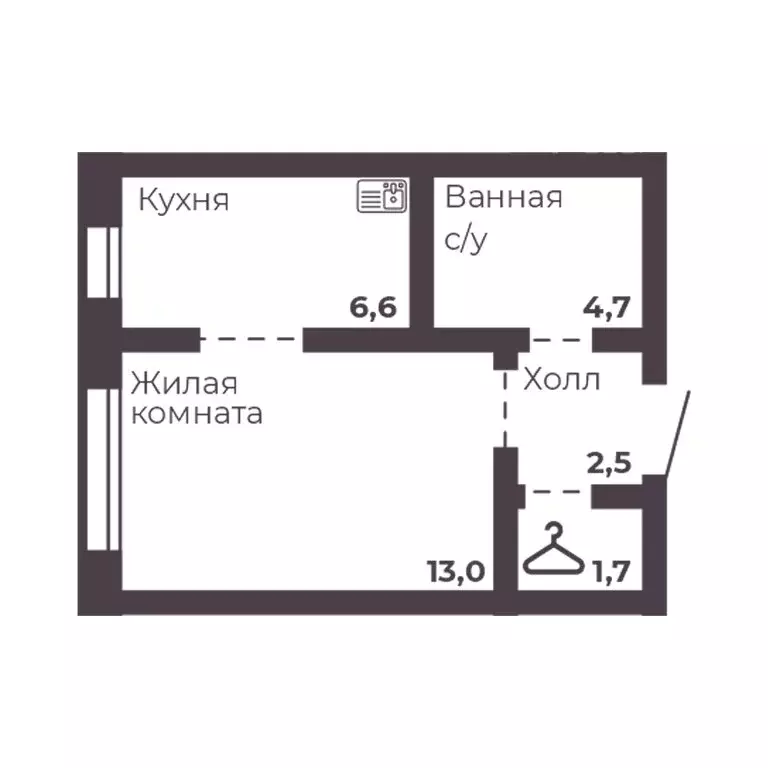 1-комнатная квартира: Челябинск, проспект Ленина, 4Д (28.6 м) - Фото 0