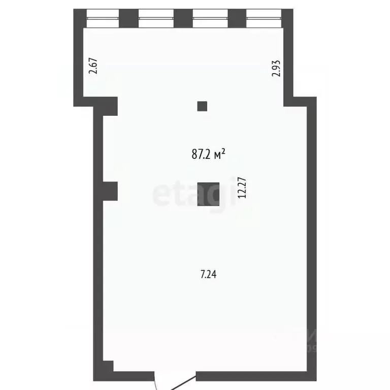 Офис в Тюменская область, Тюмень ул. Кирова, 40/38 (91 м) - Фото 2