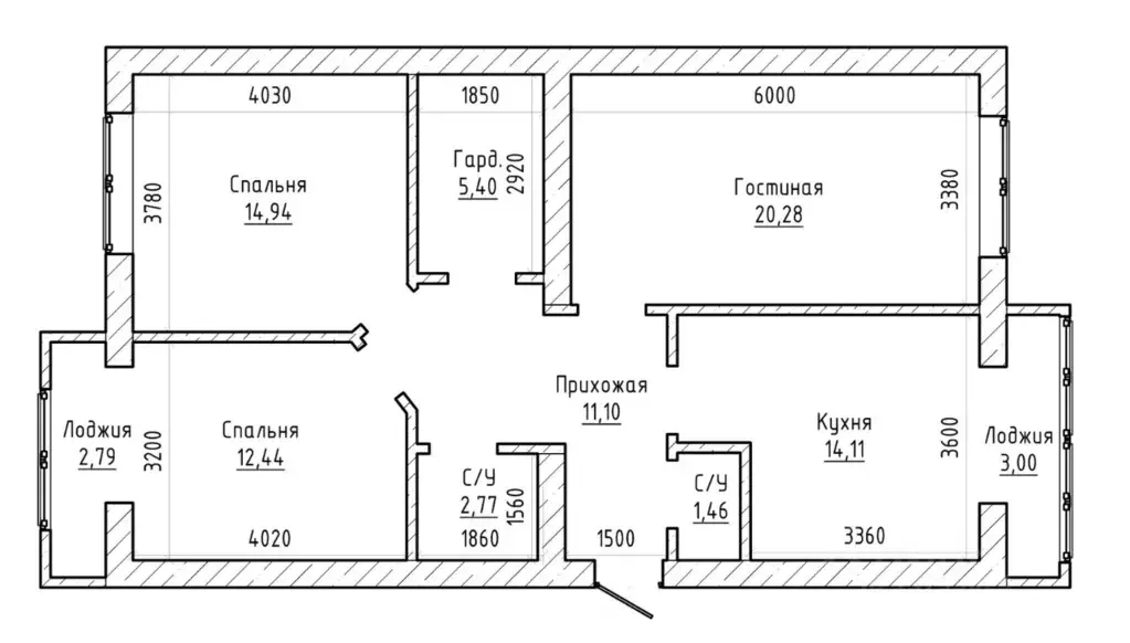 3-к кв. Кабардино-Балкария, Нальчик ул. Шогенова, 77 (91.8 м) - Фото 2