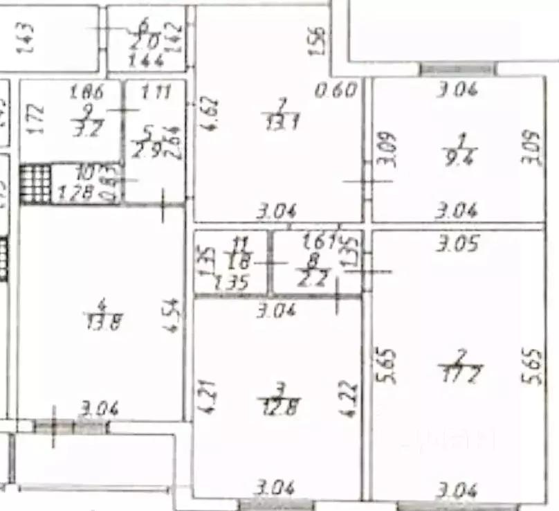 3-к кв. Санкт-Петербург дор. Муринская, 80к1 (79.5 м) - Фото 2