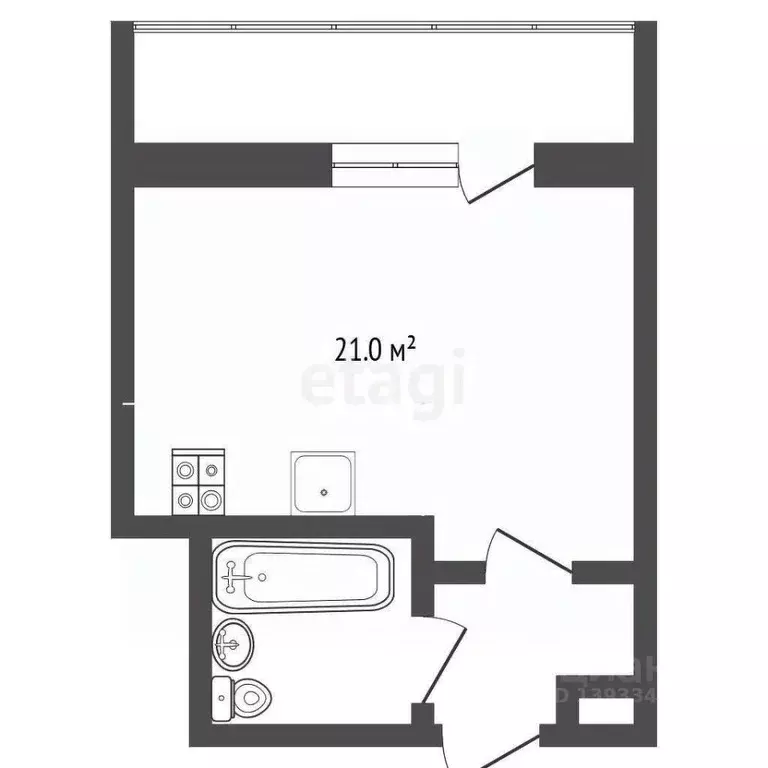 Студия Тюменская область, Тюмень Олимпийская ул., 12 (15.7 м) - Фото 2