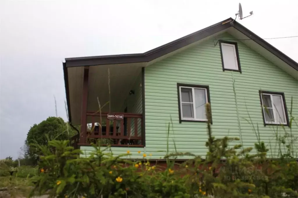 Дом в Карелия, Питкярантский муниципальный округ, д. Сумериа 37 (50 м) - Фото 1