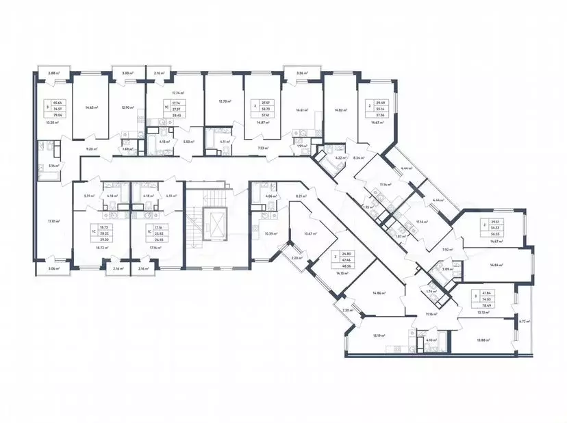 3-к. квартира, 57,4м, 3/4эт. - Фото 0