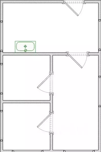 Дом в Хабаровский край, Вяземский ул. Тургенева, 9 (40 м) - Фото 1