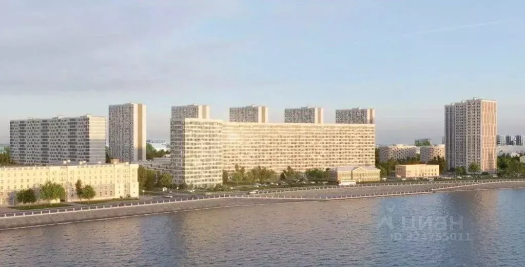 Помещение свободного назначения в Санкт-Петербург Октябрьская наб., ... - Фото 1