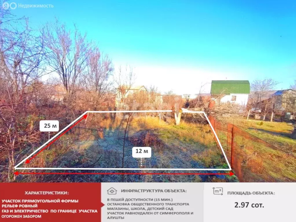 Участок в Добровское сельское поселение, СНТ Яблонька (2.97 м) - Фото 2