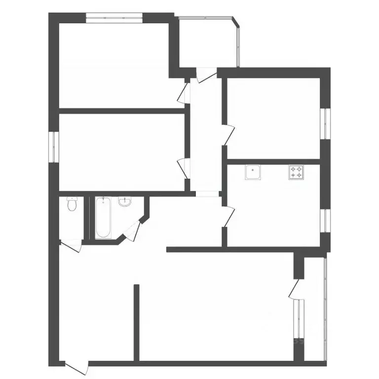 4-к кв. Тюменская область, Тюмень ул. Пермякова, 48/2 (104.5 м) - Фото 2