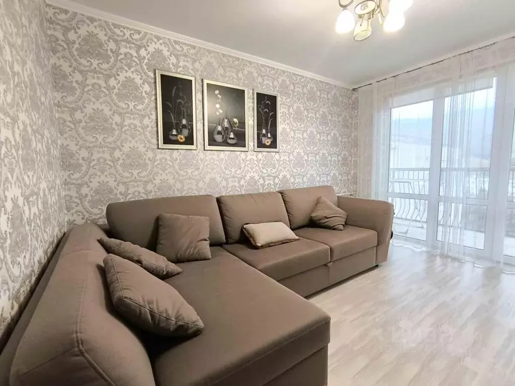 2-к кв. Крым, Алушта муниципальный округ, Партенит пгт ш. Фрунзенское, ... - Фото 1