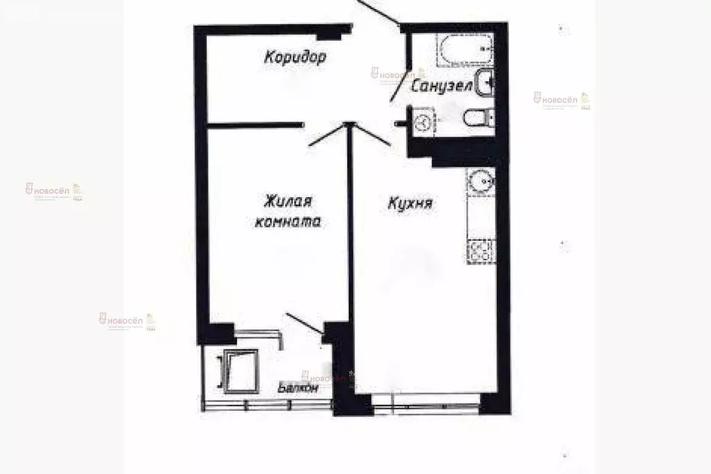 1-комнатная квартира: Екатеринбург, улица Блюхера, 89 (38 м) - Фото 1