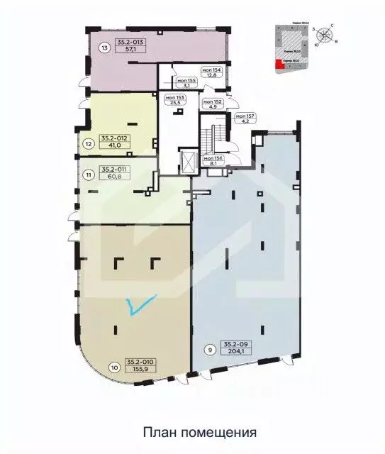 Помещение свободного назначения в Москва Сосенское поселение, просп. ... - Фото 2