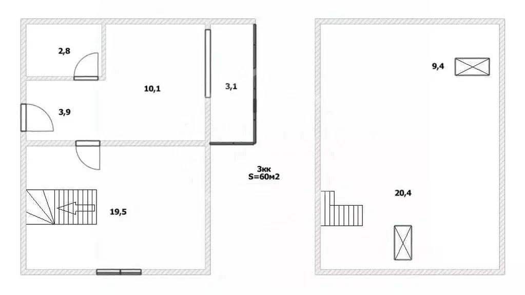 3-к кв. Калининградская область, Гурьевск ул. Лермонтова, 2В (69.2 м) - Фото 2