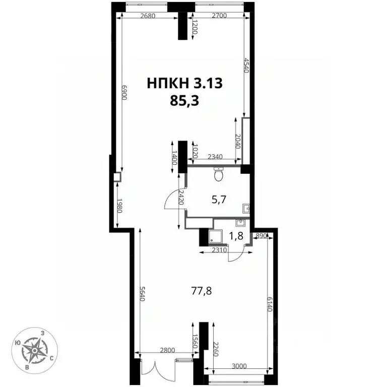 Помещение свободного назначения в Московская область, Ленинский ... - Фото 2