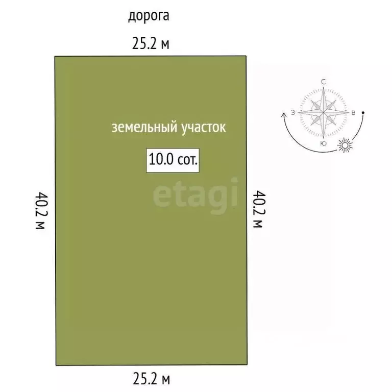 Участок в Тюменская область, Нижнетавдинский муниципальный округ, ... - Фото 2