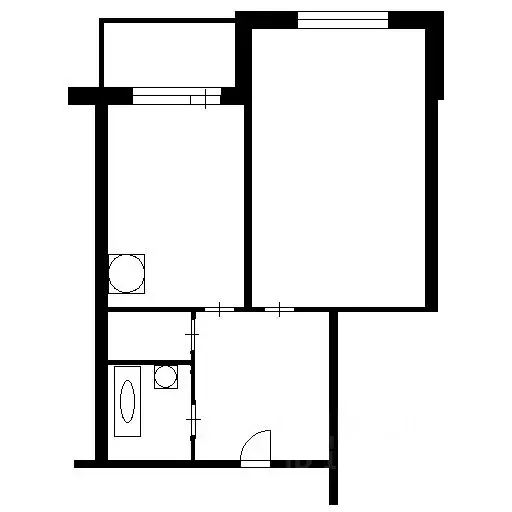 1-к кв. Новосибирская область, Новосибирск Выборная ул., 91/3 (48.1 м) - Фото 2