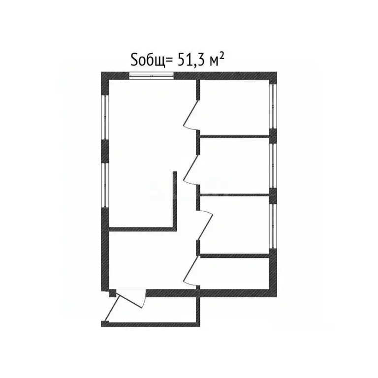 Дом в Брянская область, Брянск ул. Строителей (51 м) - Фото 1