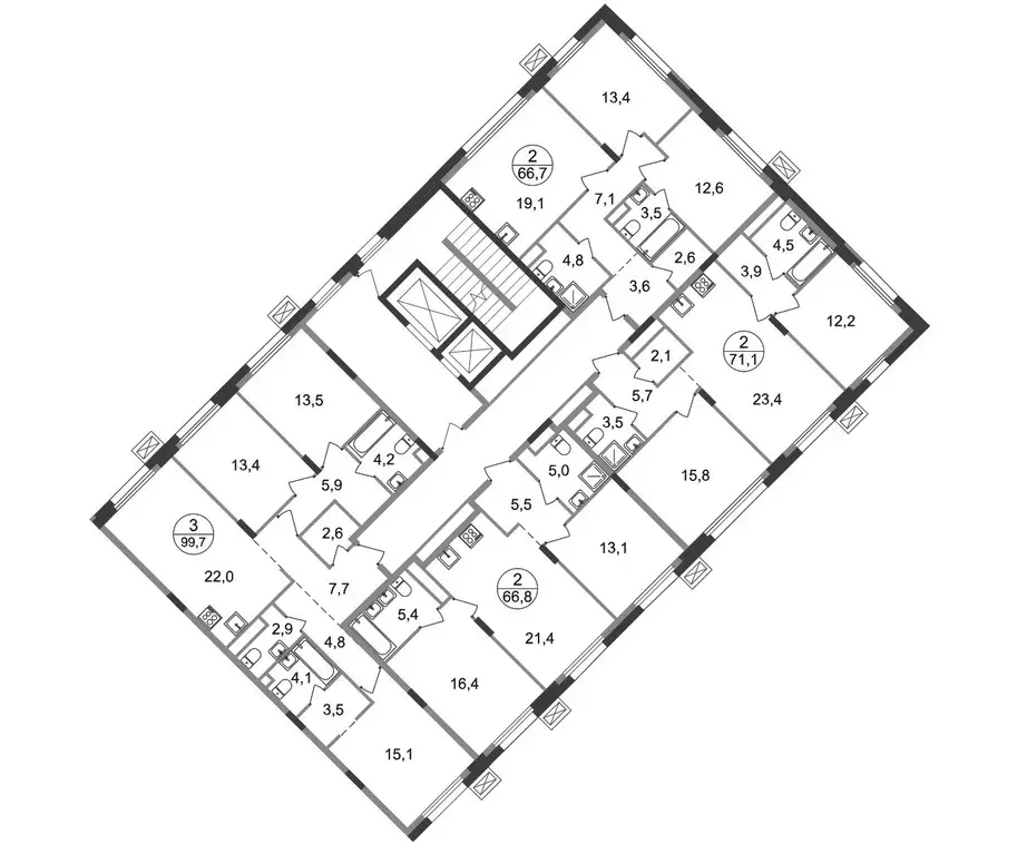 2-к кв. Московская область, Одинцовский городской округ, Заречье пгт ... - Фото 2