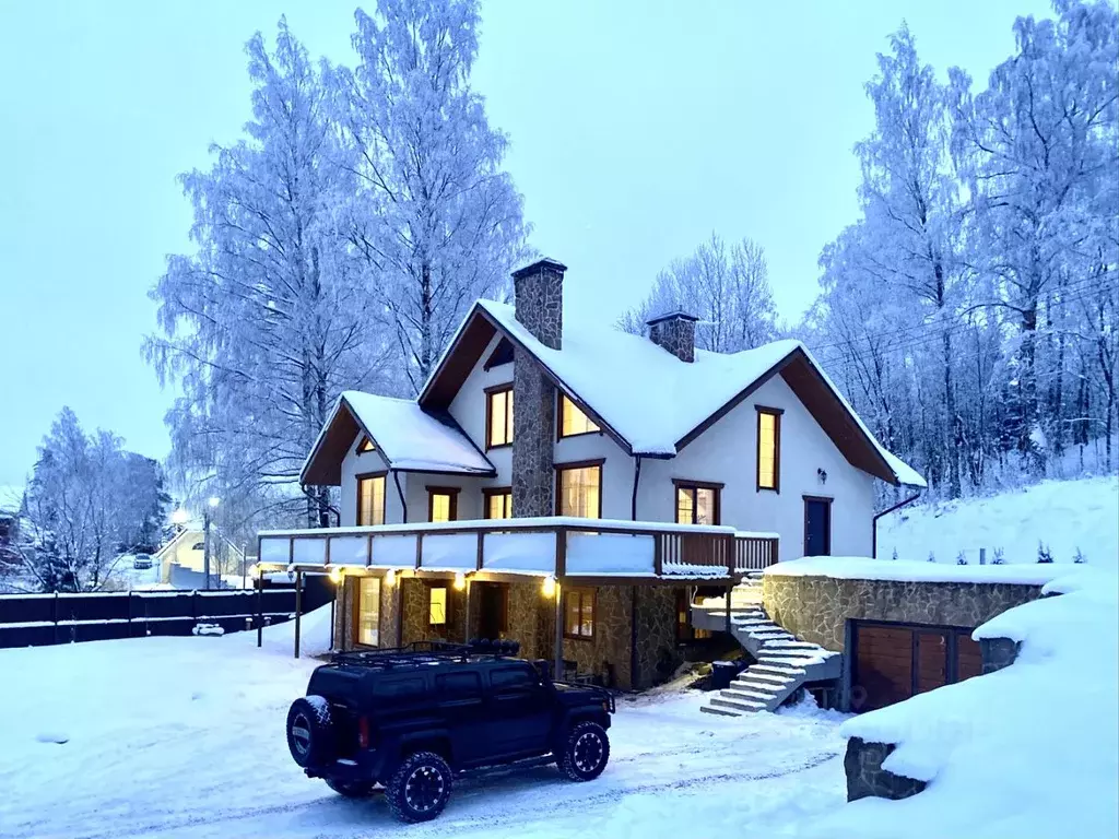 Дом в Ленинградская область, Всеволожский район, д. Юкки  (440 м) - Фото 1