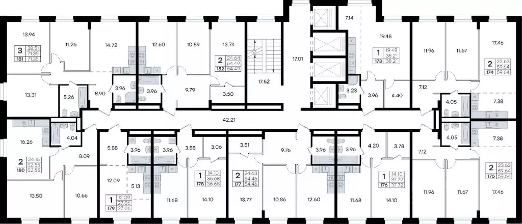 2-к кв. Приморский край, Владивосток ул. Тухачевского (59.64 м) - Фото 2