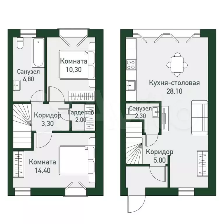 3-к. квартира, 75 м, 1/3 эт. - Фото 0