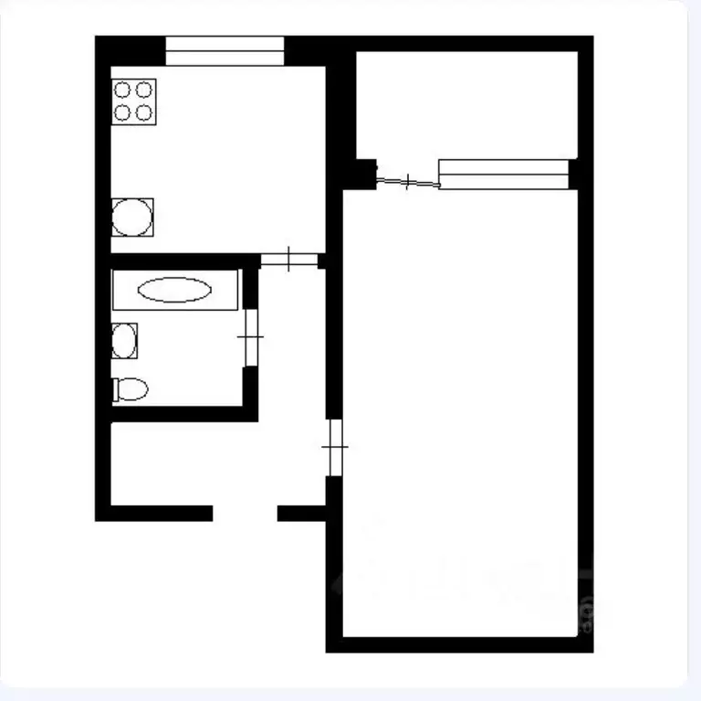 1-к кв. Красноярский край, Канск 4-й Центральный мкр, 20 (34.0 м) - Фото 1