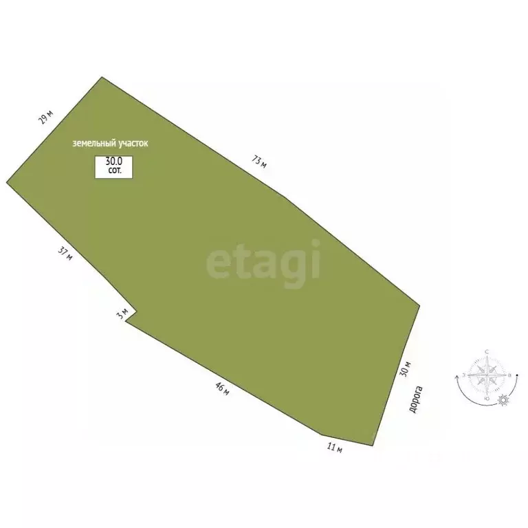 Участок в Алтайский край, Первомайский район, с. Санниково Речной пер. ... - Фото 2