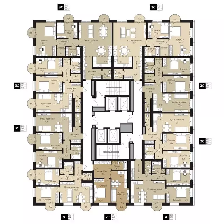 1-комнатная квартира: Уфа, улица Ленина, 190к1 (45 м) - Фото 1
