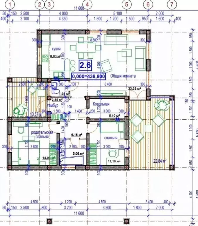Дом в Крым, Симферопольский район, Добровское с/пос, с. Краснолесье ... - Фото 2
