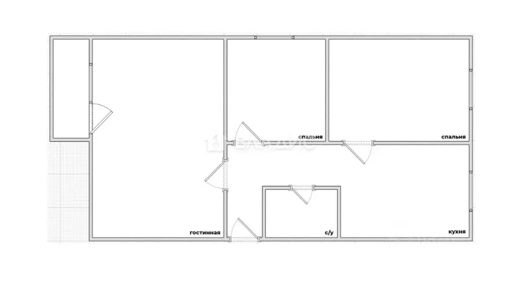 3-к кв. Ростовская область, Ростов-на-Дону ул. Содружества, 92 (65.0 ... - Фото 2