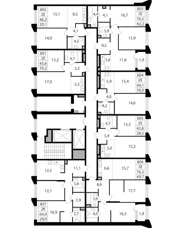 1-к кв. Москва Петровский Парк 2 жилой комплекс (45.6 м) - Фото 1