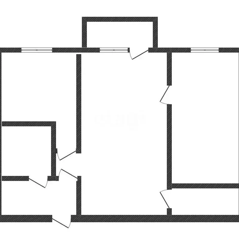 2-комнатная квартира: село Бала-Четырман, улица Титова, 3 (40.1 м) - Фото 1