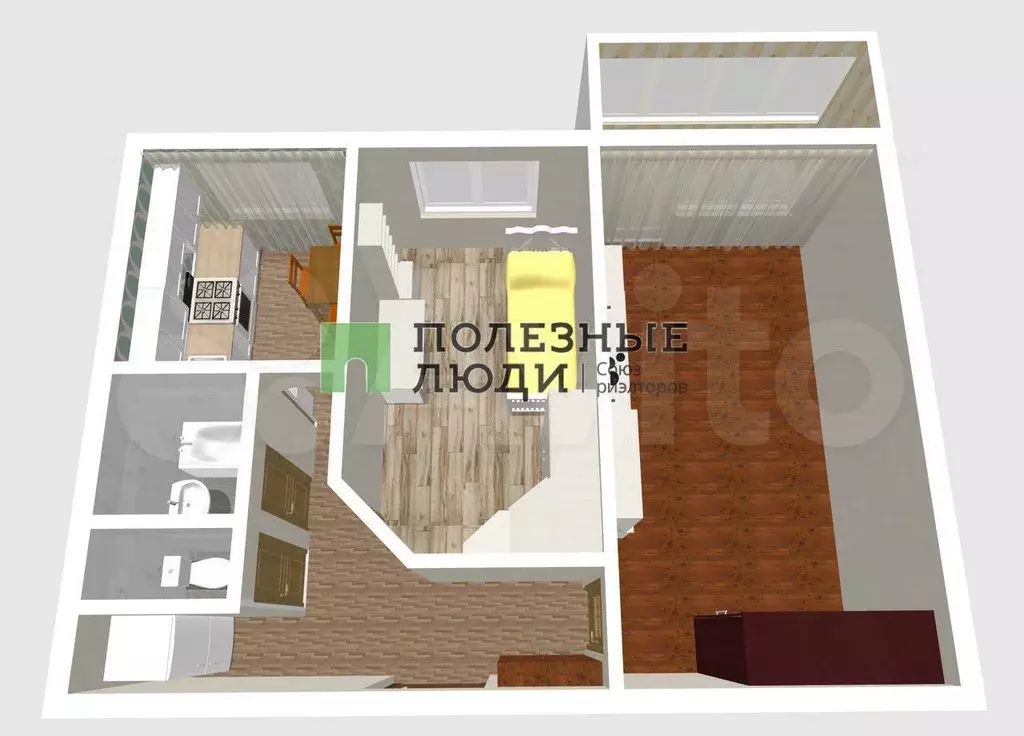 2-к. квартира, 43 м, 5/9 эт. - Фото 0