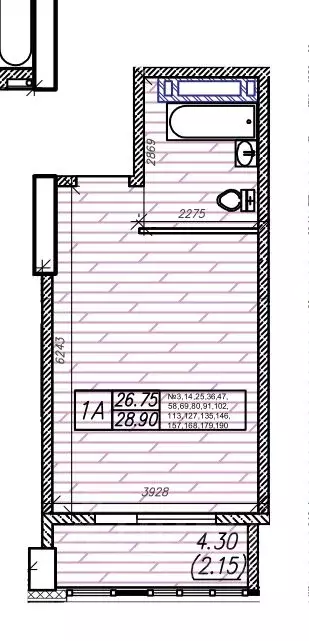 1-к кв. Приморский край, Владивосток Станционная ул., 11А (28.9 м) - Фото 1