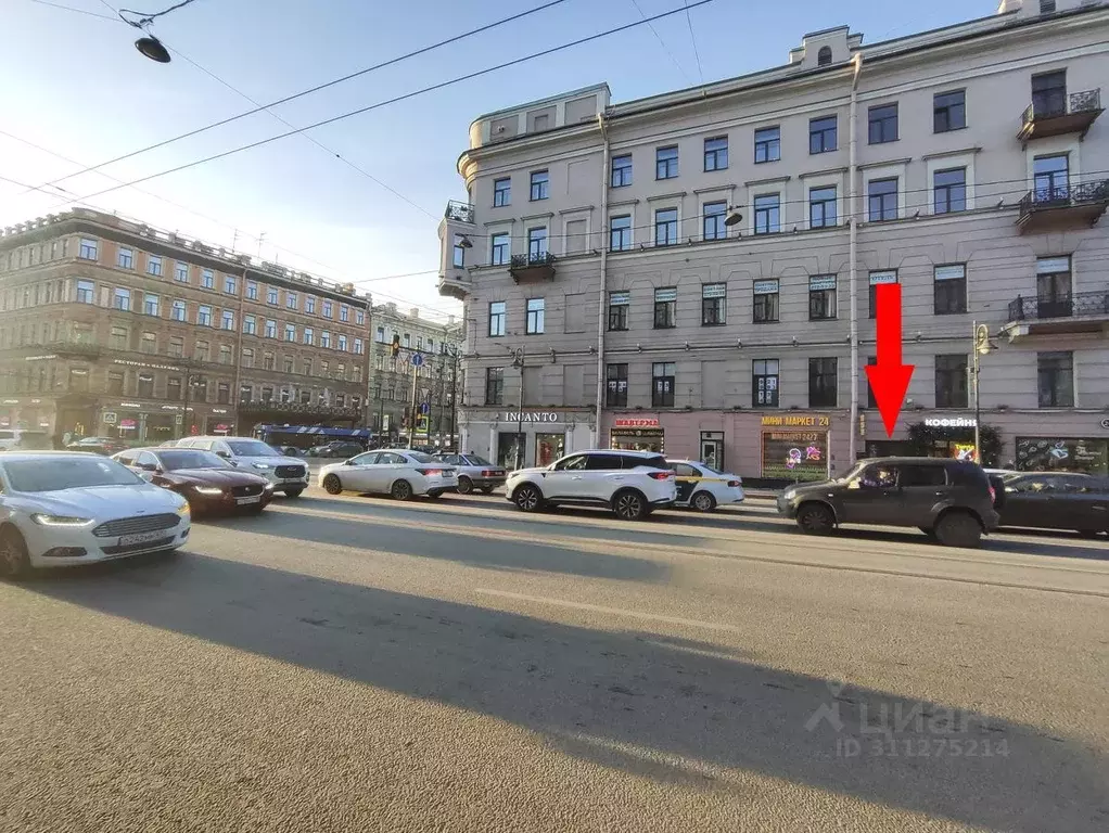 Помещение свободного назначения в Санкт-Петербург Невский просп., ... - Фото 1
