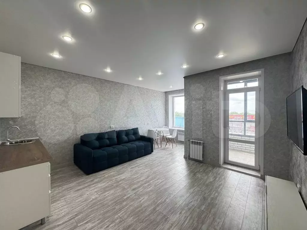 1-к. квартира, 32,3 м, 6/9 эт. - Фото 1