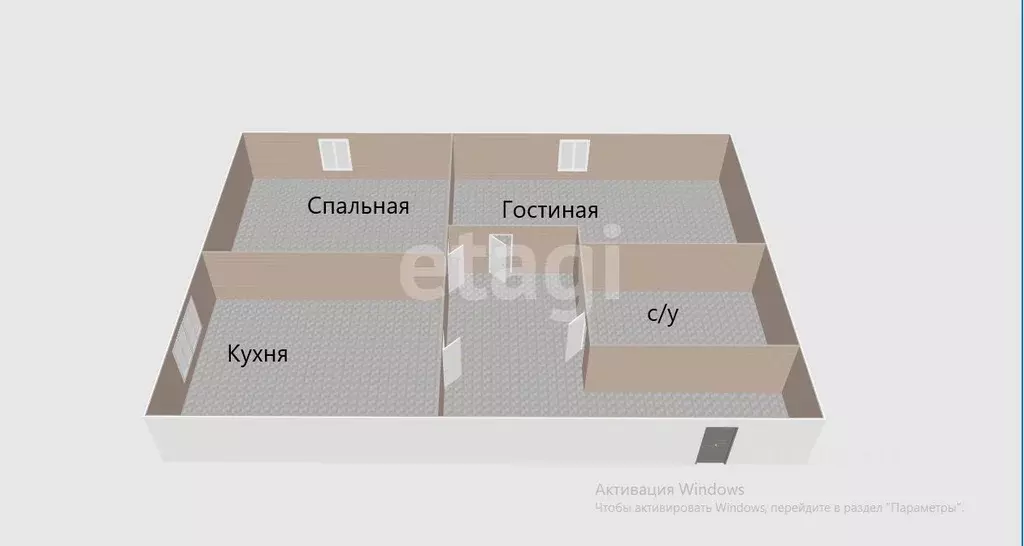 2-к кв. Сахалинская область, Южно-Сахалинск Физкультурная ул., 42 ... - Фото 1