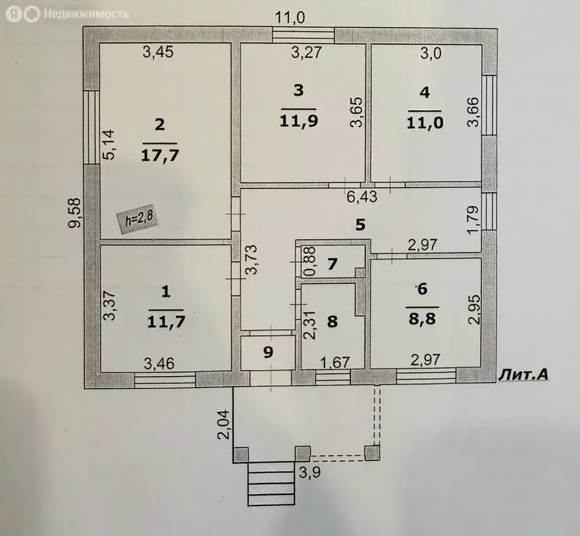 Дом в Белгород, микрорайон Юго-Западный-2.1, улица Виталия Буханова, 6 ... - Фото 2