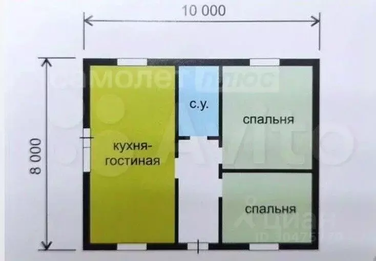 Дом в Удмуртия, Завьяловский район, с. Ягул ул. Васильковая, 24 (80 м) - Фото 1