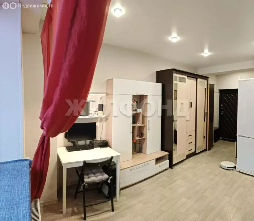 Квартира-студия: Новосибирск, Первомайский район, микрорайон Весенний, ... - Фото 2