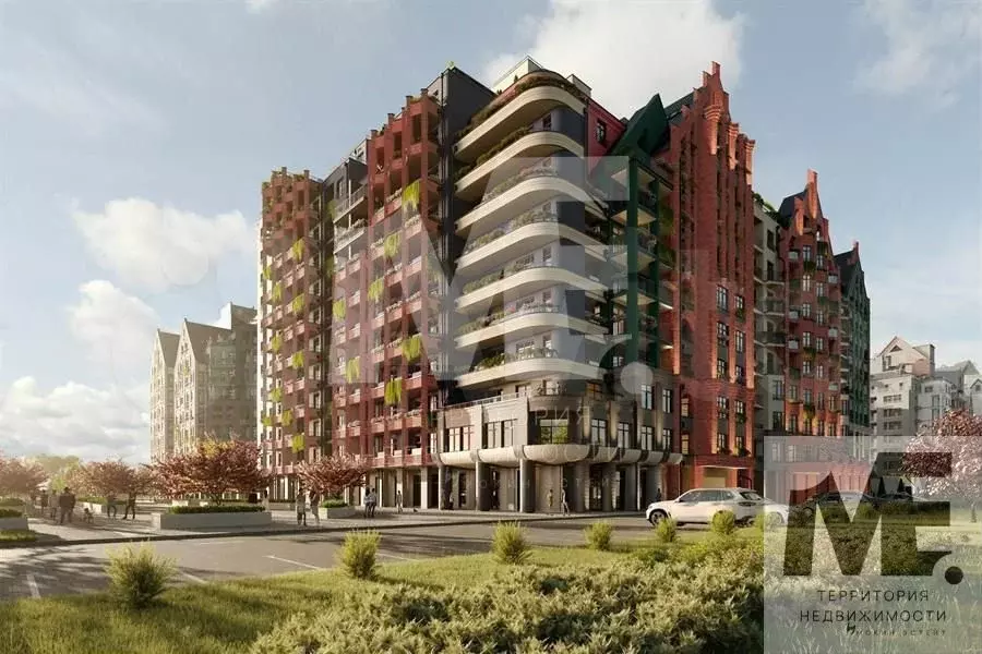 3-к. квартира, 101,6 м, 7/13 эт. - Фото 1
