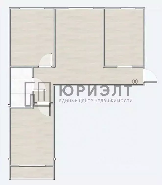 3-к кв. Свердловская область, Екатеринбург ул. Волгоградская, 43 (57.6 ... - Фото 2